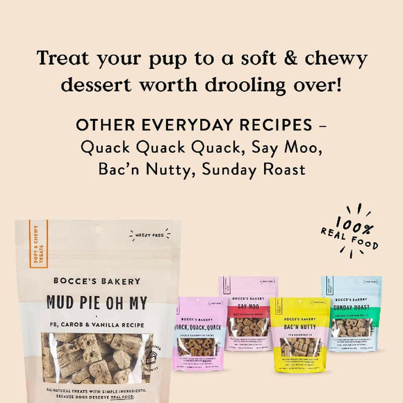 Bocce's Bakery Mud Pie Oh My Soft & Chewy Treats For Dogs (6 oz)