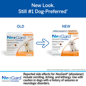 NexGard Chew for Dogs (Afoxolaner) 4-10 lbs (Orange Box) - 0