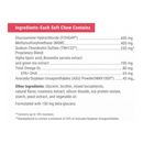 Nutramax Dasuquin Joint Health Soft Chews for Senior Dogs - Each chew Ingredient