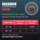 Nutramax Dasuquin Joint Health Soft Chews for Senior Dogs - Directions to use