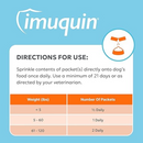 Nutramax Imuquin Immune Support Chewable Tablets for Dogs - Directions to use