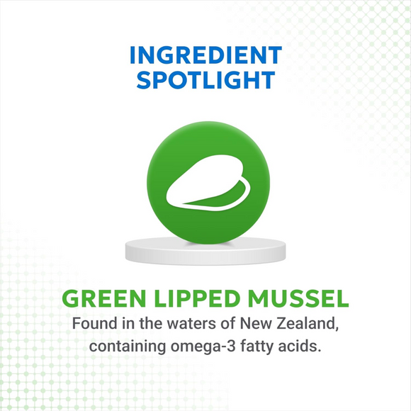 Nutramax Cosequin Elements Joint Health Chew Tablets for Dogs - ingredient - green lipped mussel