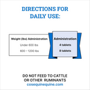 Nutramax Cosequin ASU Joint & Digestive Health Tab for Horses - Direction to use