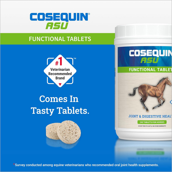 Nutramax Cosequin ASU Joint & Digestive Health Tab for Horses - Tasty Tablets