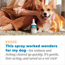 TropiClean HomeVet Skin Medicated Itch & Allergy Spray for Pets - review