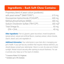 Nutramax Cosequin Joint Health Supplement Soft Chews for Dogs - Ingredients