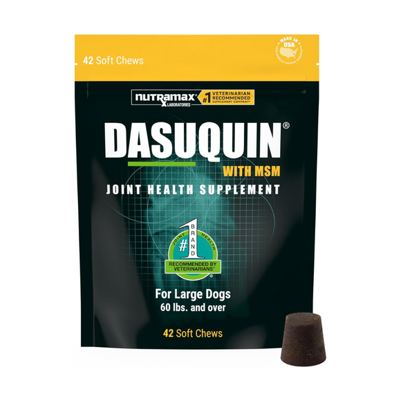Nutramax Dasuquin Joint Health Supplement for Large Dogs - With Glucosamine, Chondroitin, ASU, MSM, Boswellia Serrata Extract, Green Tea Extract, Soft Chews