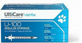 UltiCare Insulin Syringes 0.5 cc, U-100, 29 x 1/2 Syringes