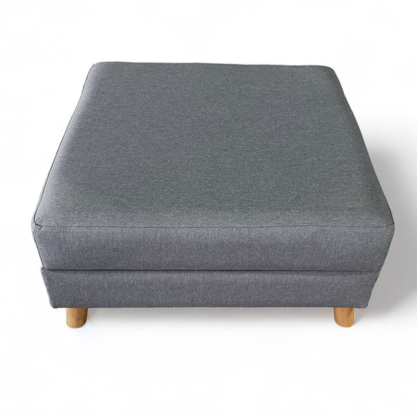 4 Cats & Dogs Otto Pet Bed Ottoman, Grey