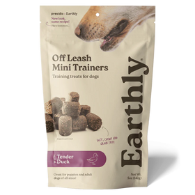 Earthly Off Leash Mini Trainers Tender Duck Recipe Dog Treats (5 oz)