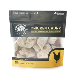 Oma’s Pride Freeze-Dried Chicken Breast Chunks Dog & Cat Treats - 4 oz - Dog & Cat Treats 2