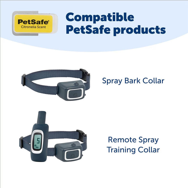 PetSafe Citronella Replacement Spray Cartridges for Spray Dog Bark & Training Collar