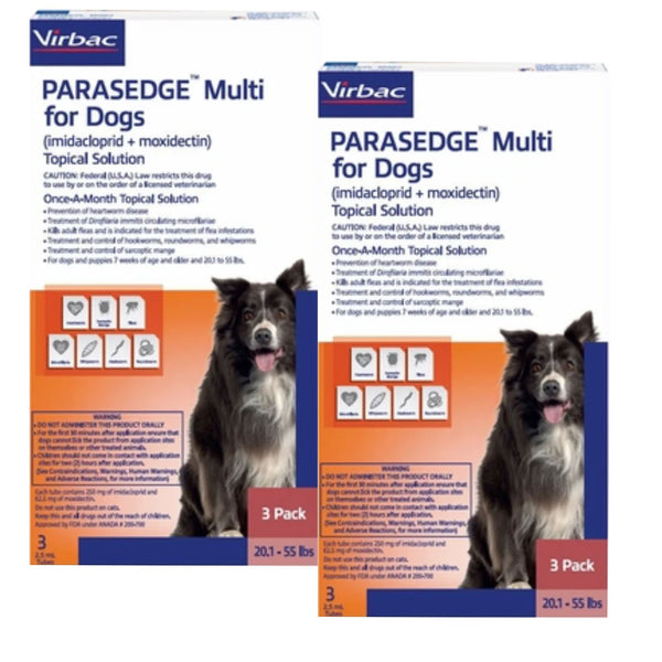 Parasedge Multi for Dogs 20.1-55 lbs 6 doses
