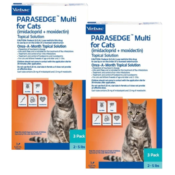 Parasedge Multi for Cats 2-5 lbs 6 dose