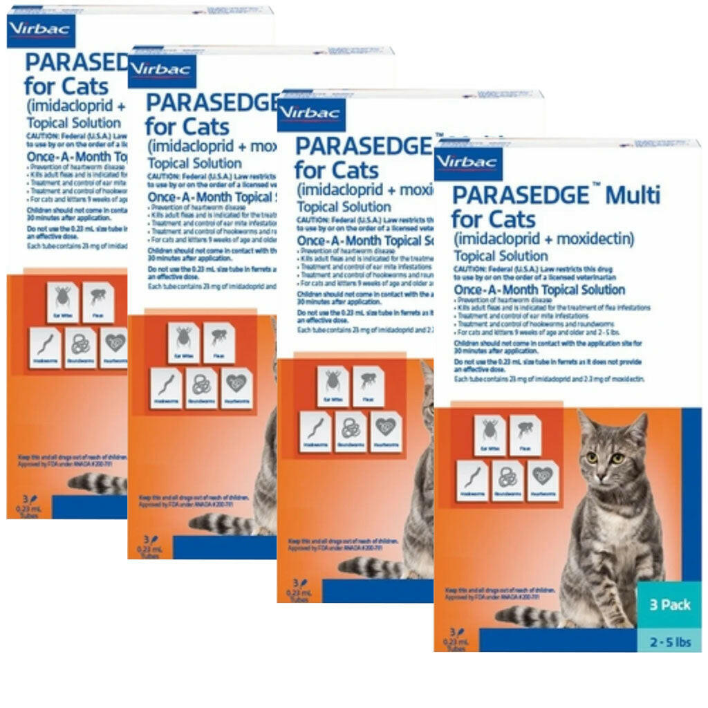 Parasedge Multi for Cats 2-5 lbs 12 dose