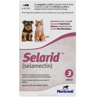 Selarid for Puppies and Kittens 0-5 lbs