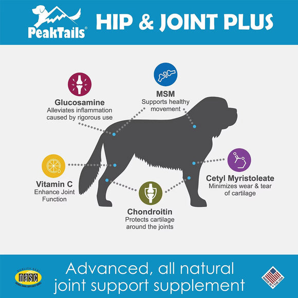 PeakTails Hip & Joint Plus for Dogs