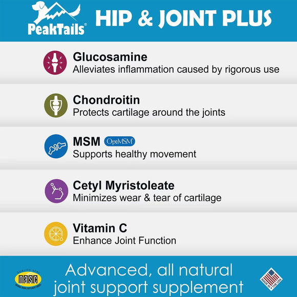 PeakTails Hip & Joint Plus for Dogs