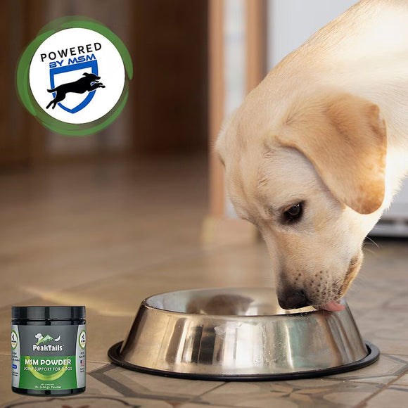PeakTails Joint Support For Dogs MSM Powder Unflavored