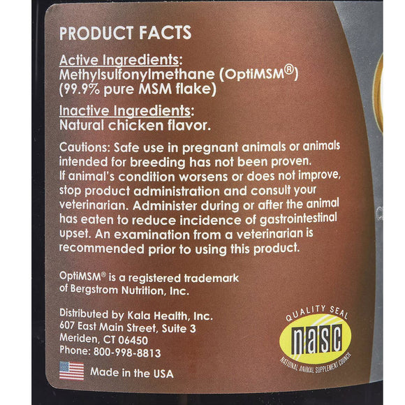 PeakTails Joint Support For Dogs MSM Powder Chicken Flavor