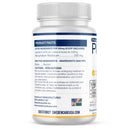 Supplement bottle with label on a white background