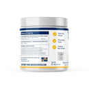 Container with label on a white background