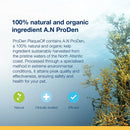 Advertisement for ProDen PlaqueOff with A.N ProDen, featuring text and images of seaweed.