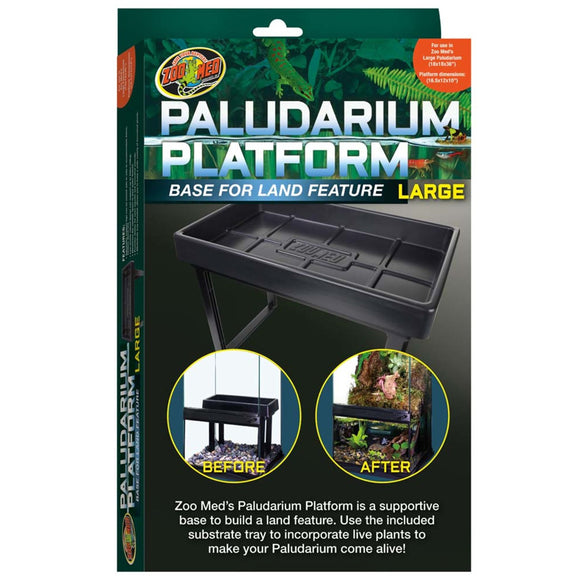 Zoo Med Palludarium Platform packaging with product image and text on a white background