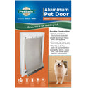 PetSafe Freedom Aluminum Pet Door for Dogs & Cats, White, Medium