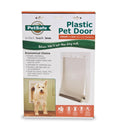 PetSafe Plastic Pet Door for Dogs & Cats, White, Medium