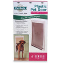 PetSafe Plastic Pet Door for Dogs & Cats, White, X-Large