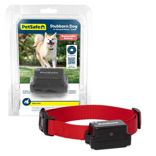 PetSafe Stubborn Dog In-Ground Receiver Collar, Black