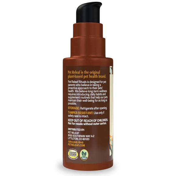 Pet Releaf Rituals Fish-Free Omega-3 Food Supplement for Dogs & Cats, 2-oz