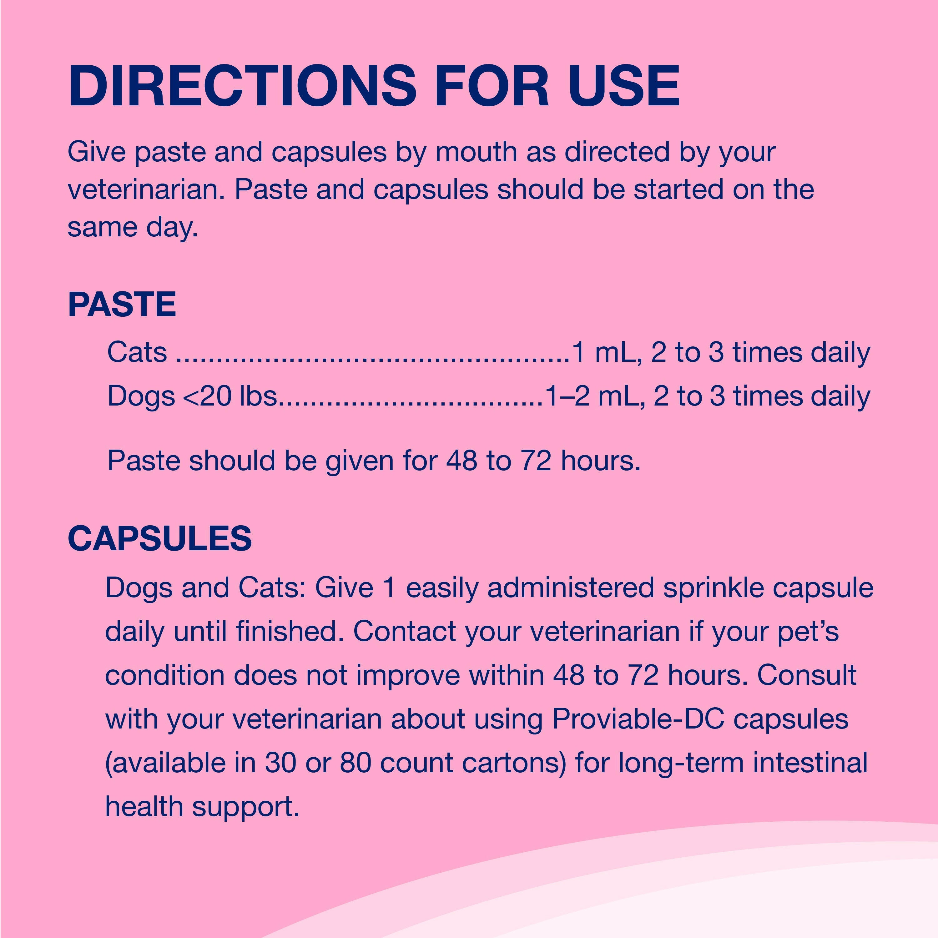 proviable directions for use