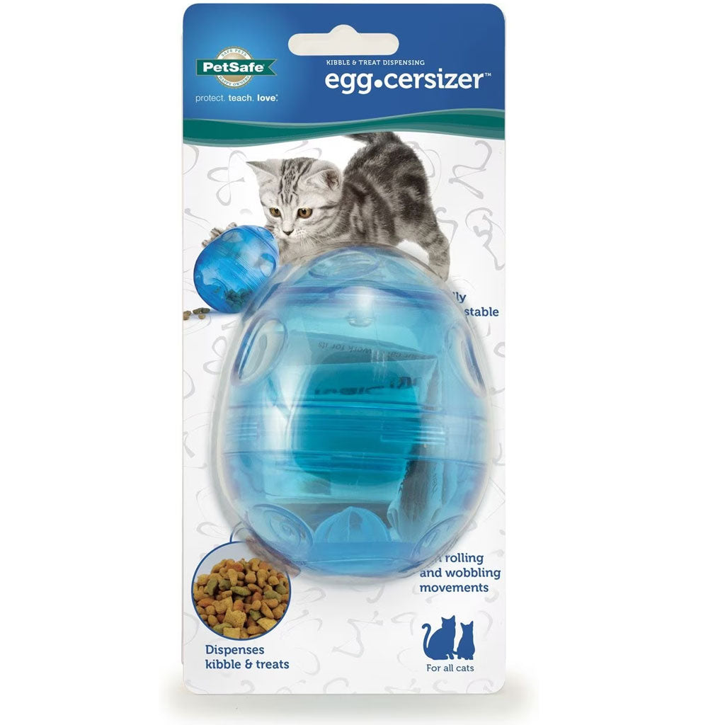 PetSafe Funkitty Egg-Cersizer Treat Dispenser Cat Toy