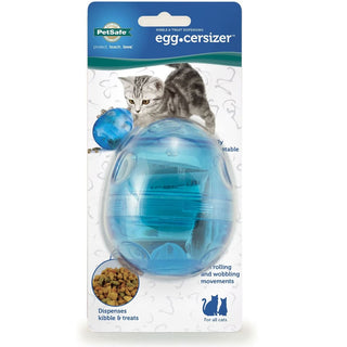 PetSafe Funkitty Egg-Cersizer Treat Dispenser Cat Toy