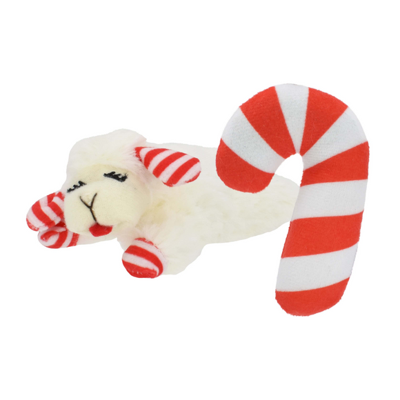 Multipet Holiday Lamb Chop Cat Toy, Assorted Designs (2 Pk)