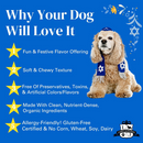 Lord Jameson Hanukkah Gelt Organic Dog Treats with Wild Blueberry & Coconut (6oz)-5