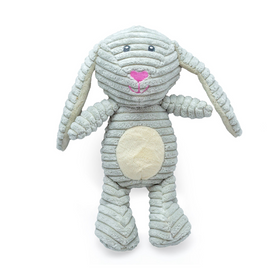 ThoozyPet Tuff & Cuddly Bunny Plush Dog Toy 12.5"