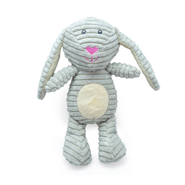ThoozyPet Tuff & Cuddly Bunny Plush Dog Toy 12.5"