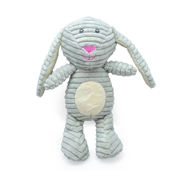 ThoozyPet Tuff & Cuddly Bunny Plush Dog Toy 12.5"