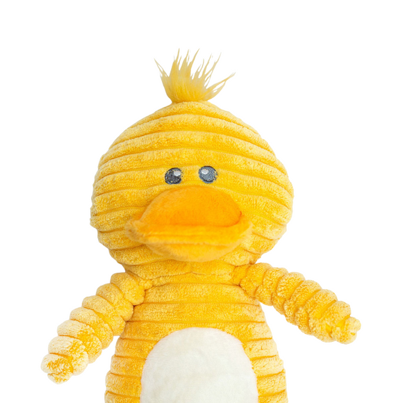 ThoozyPet Tuff & Cuddly Duck Plush Dog Toy, 12.5"
