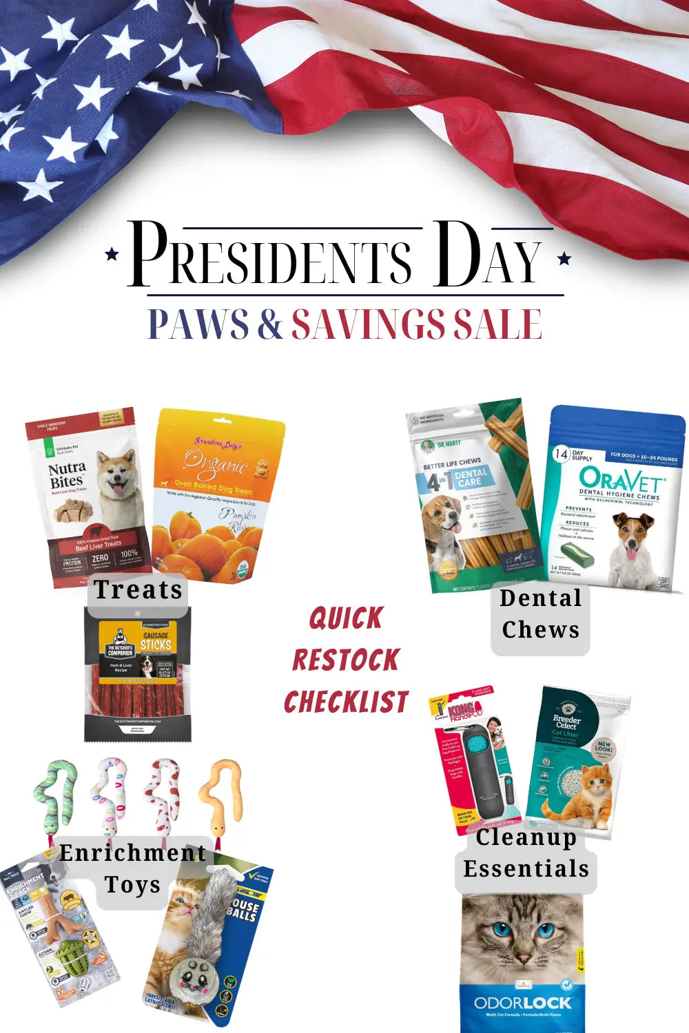 Presidents' Day Restocking Checklist