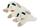 Multipet Rainbow Lamb Chop Plush Dog Toy 10.5"-1