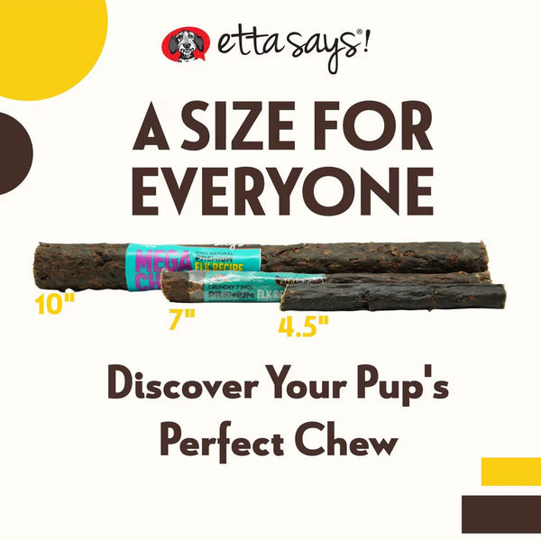 Etta Says! Premium Crunchy MEGA Chews Dog Treats