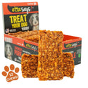 Etta Says! Premium Crunchy Chew Bars Pork + Apple Dog Treats, 12 count