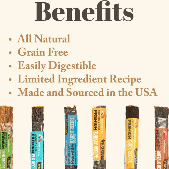 Etta Says! Premium Crunchy Rabbit Dog Chew Treats