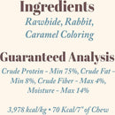 Etta Says! Premium Crunchy Rabbit Dog Chew Treats