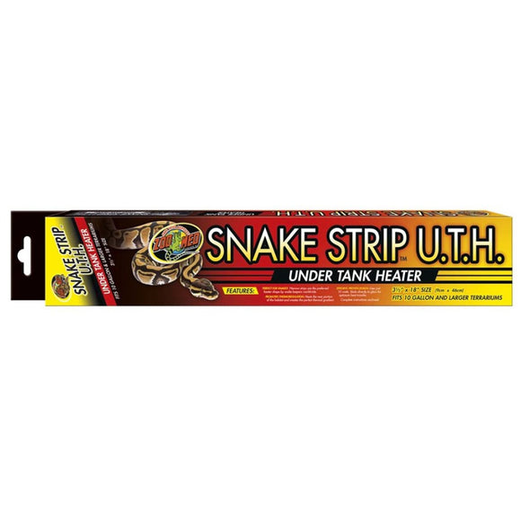 Zoo Med Snake Strip U.T.H. Under Tank Heater packaging on a white background