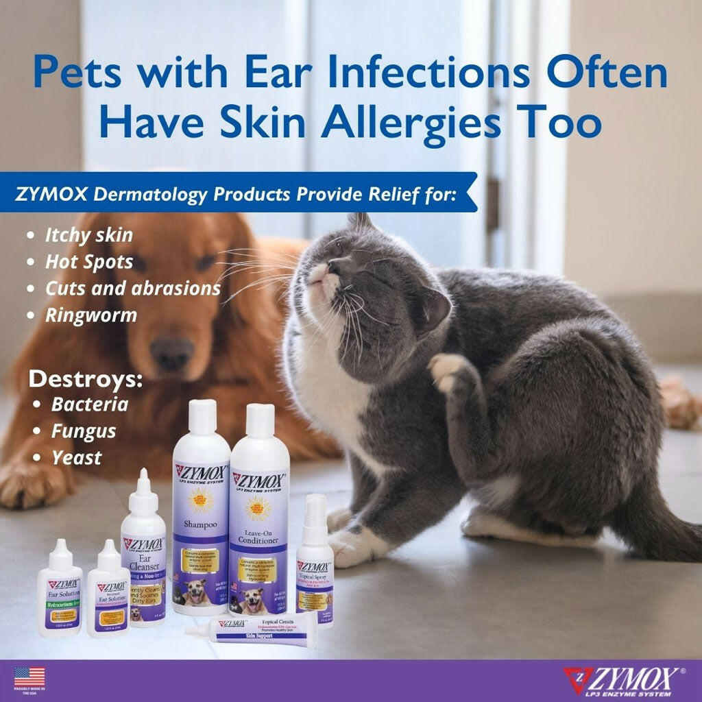 Zymox ear solution Hydrocortisone skin allergies